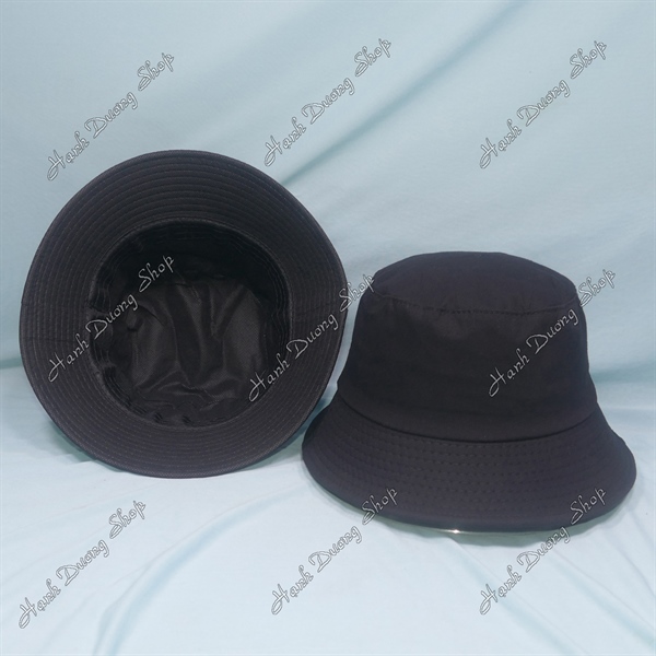 Nón bucket tai bèo nam nữ trơn không thêu (TBM)(KTH02)