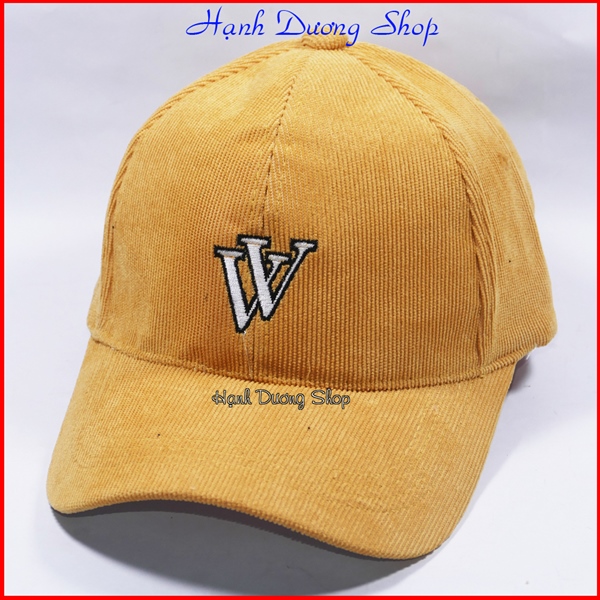 Mũ lưỡi trai ❤️ Nón kết thêu hình chữ ngẫu nhiên