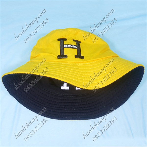 Nón tai bèo 2 mặt thêu chữ H ( Hemmrs )