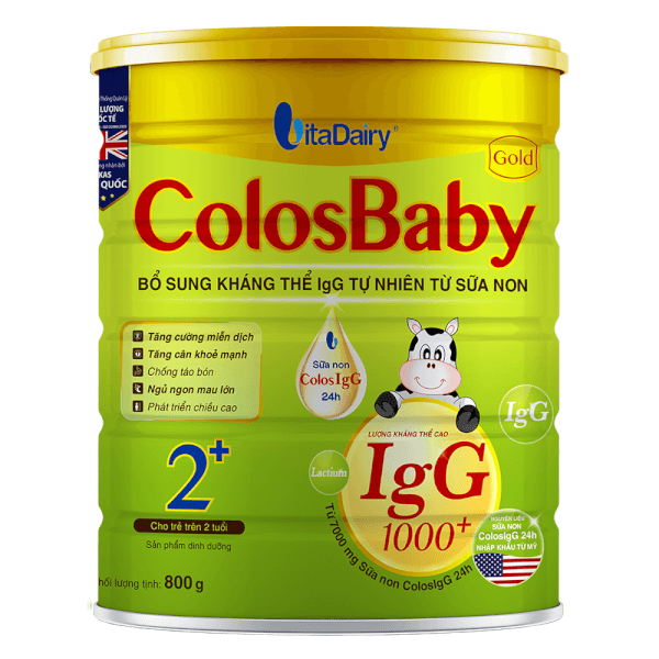 Sữa Colos Baby Gold số 2+ 800g