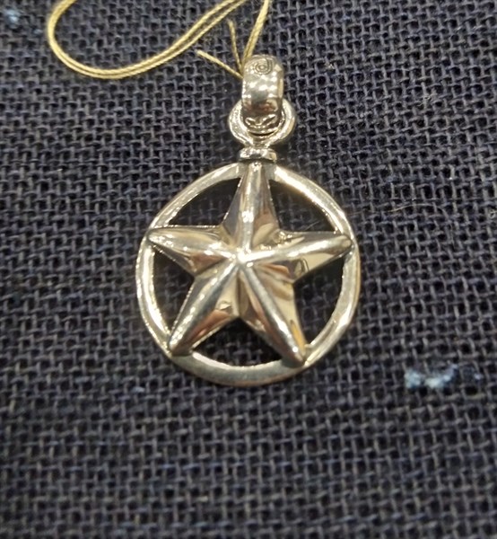 SV 925 CIRCLE STAR PH- Mặt dây chuyền hình ngôi sao nổi