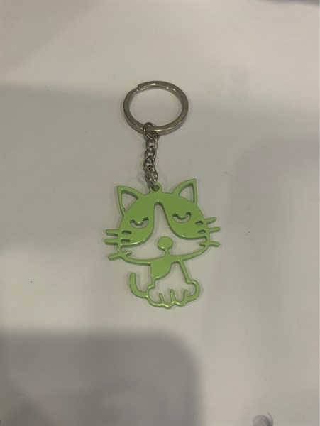 MA-C Key holder Cat Con Mèo Xanh Lá Cây