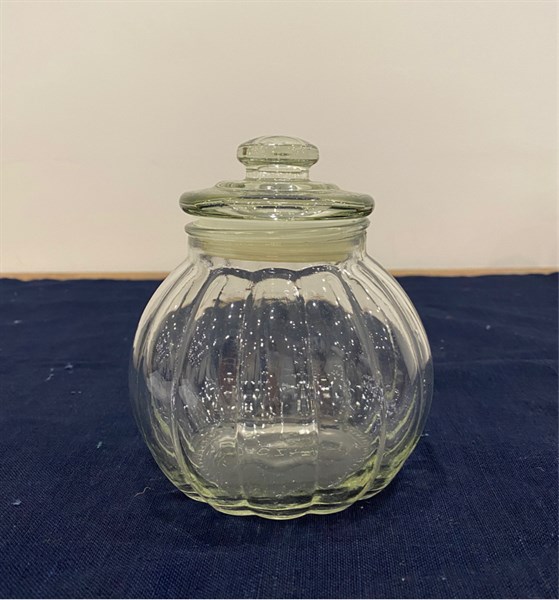 Glass candy bin