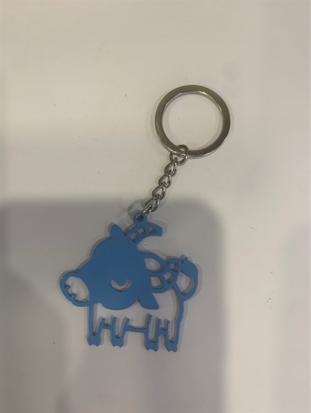 MA-C Key holder Ox Trâu Xanh da trời