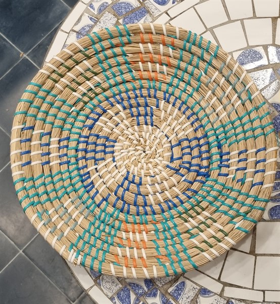 KEIKO Giỏ mây phối đay
