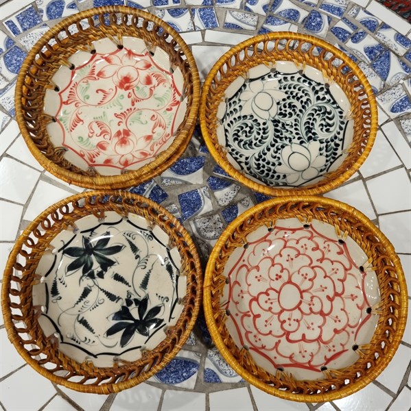 Bát Tràng Rổ Mây 42