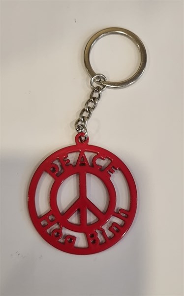 MA Key holder hòa bình màu đỏ