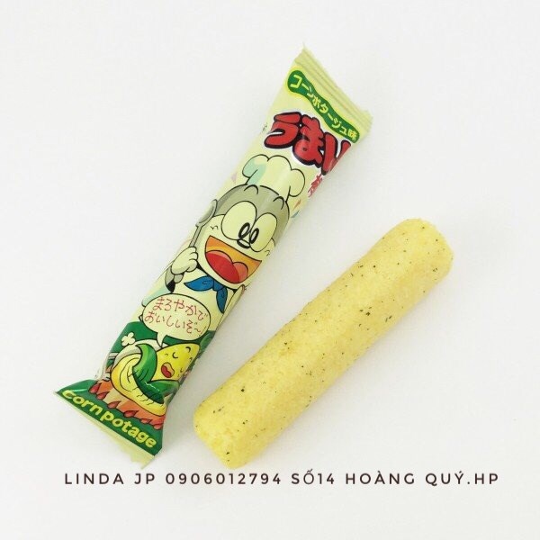 BÁNH QUE UMAIBO VỊ NGÔ うまい棒(コーンポタージュ味)