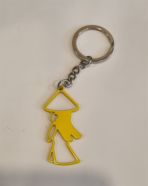 MA Key holder Áo dài màu vàng
