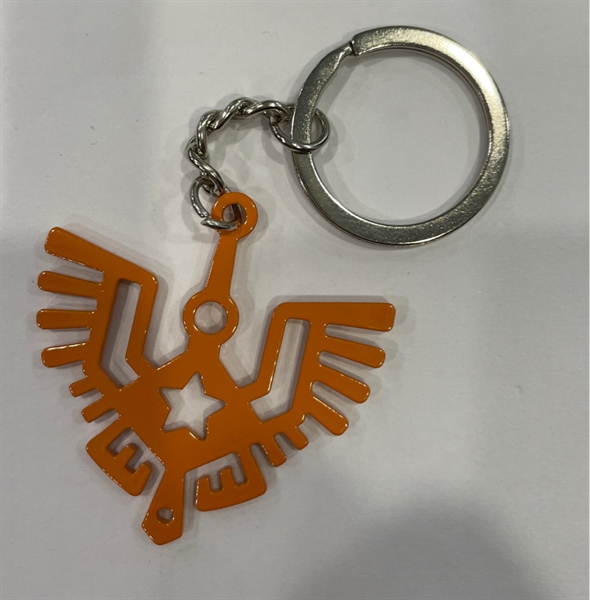 MA key holder chim hạc cam