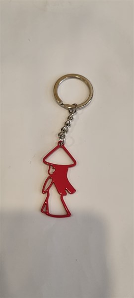 MA Key holder Áo dài màu đỏ