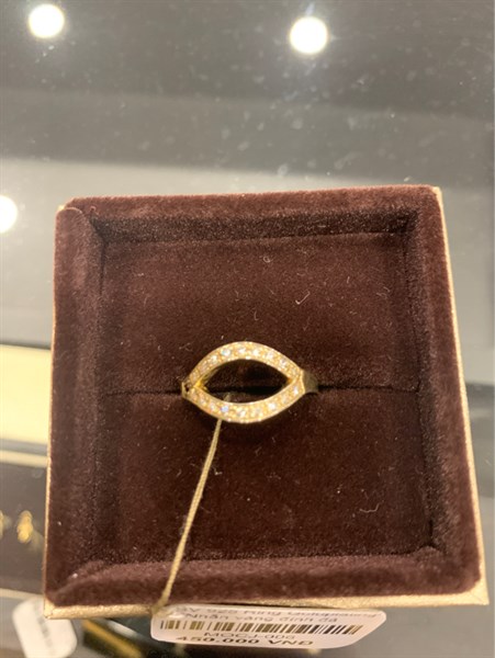 GL SV 925 Ring Goldplating- Nhẫn vàng đính đá