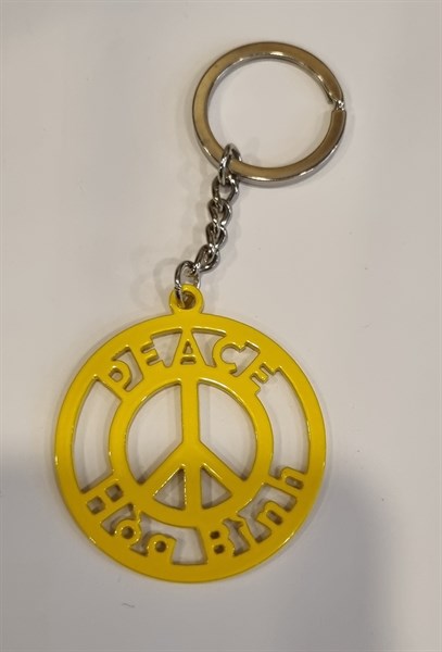 MA Key holder hòa bình màu vàng
