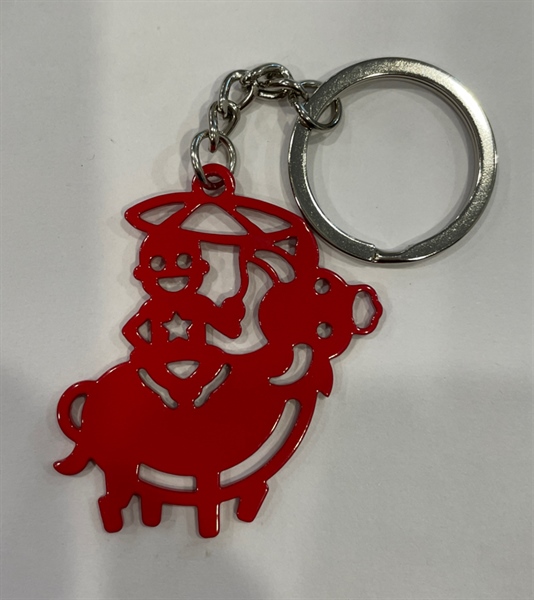 MA key holder con trâu đông hồ đỏ