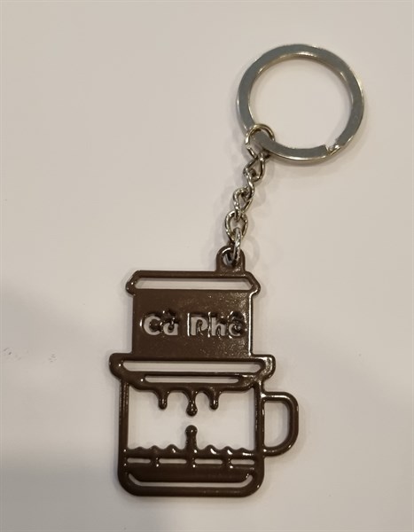 MA Key holder cà phê màu nâu