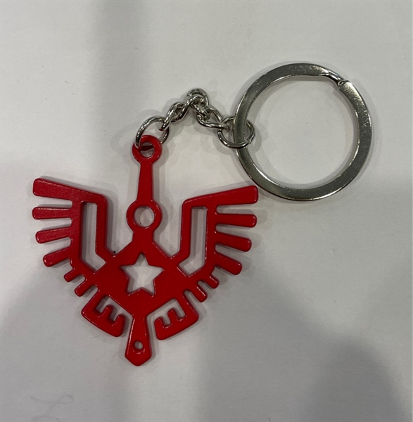 MA key holder chim hạc đỏ