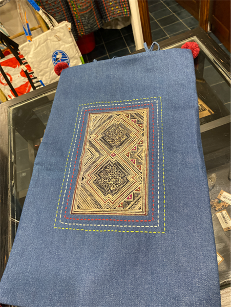 MKQ Vỏ gối Denim 55x35