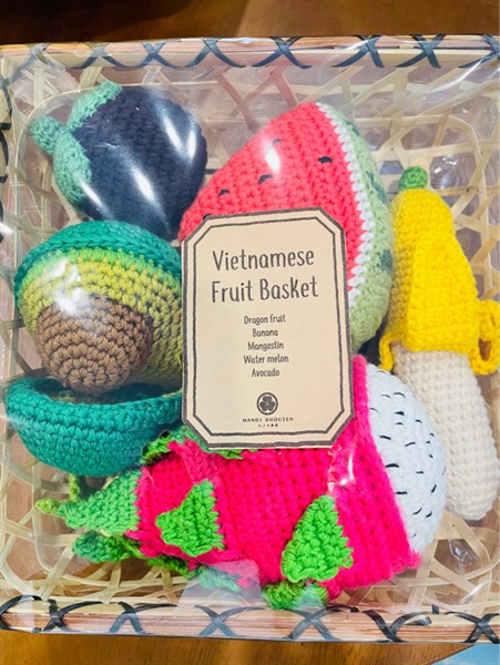 Vietnamese Fruit Basket Set Trái Cây Móc Len ベトナムフルーツバスケット