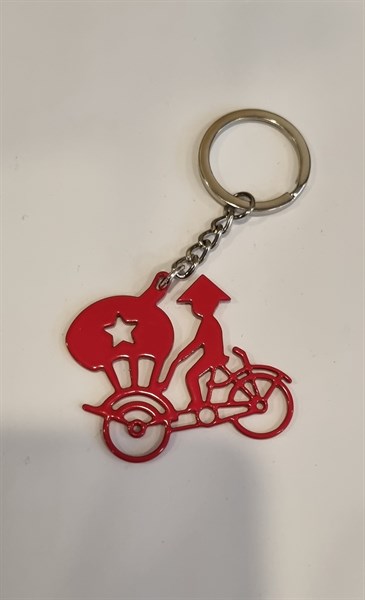 MA Key holder Xích lô màu đỏ