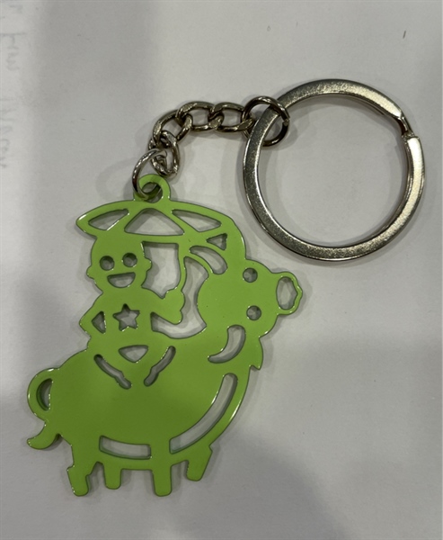 MA key holder con trâu đông hồ xanh lá cây