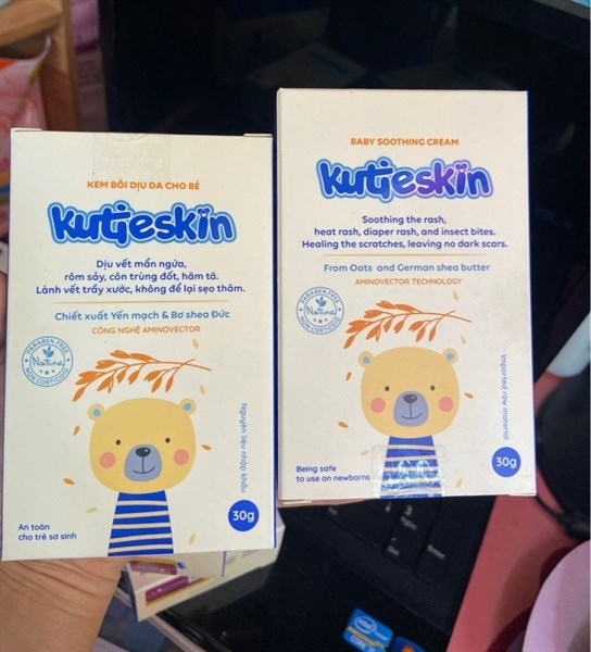 KEM BÔI DỊU DA MẨN NGỨA KUTIESKIN CHO DA BÉ BỊ MUỖI ĐỐT CÔN TRÙNG CẮN 30GR
