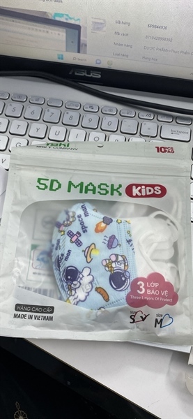 KHẨU TRANG 5D MASK KIDS