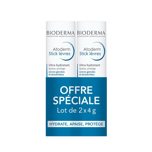 Set son Bioderma Atoderm Ultra-Hydrating Lip Stick