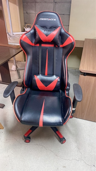 Ghế gaming đen đỏ mesgracing