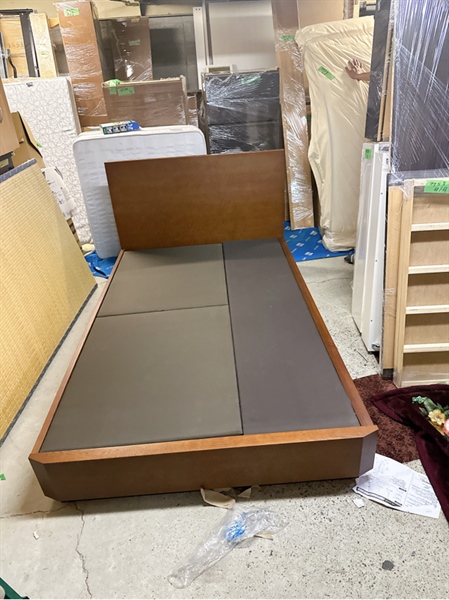 Giường đôi m2 3 ngăn kéo nâu