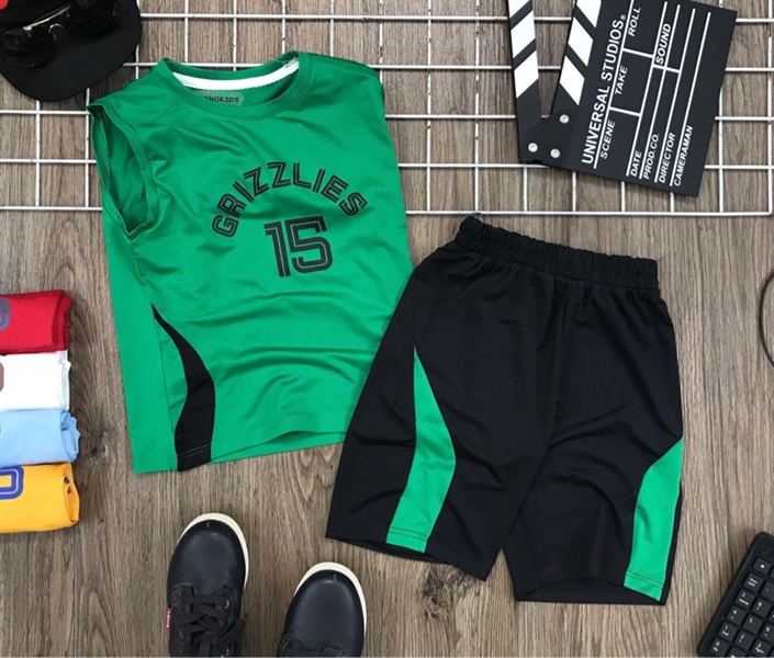 Bộ thể thao cọc tay GRIZZLIES 15 6-10