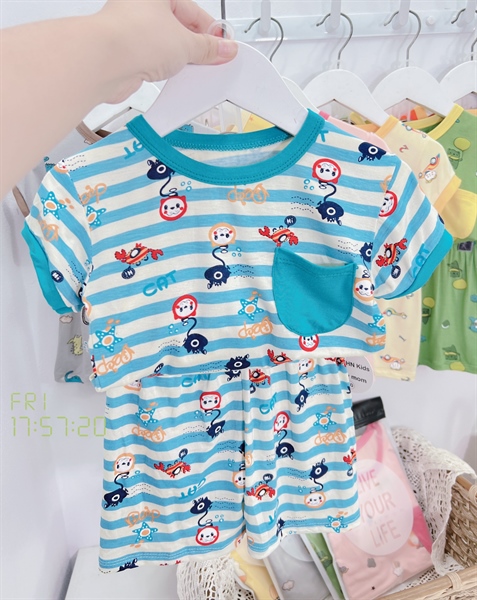 Đồ bộ cute nhiều hình Minkymom 80-120
