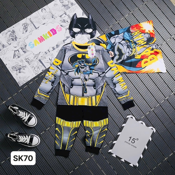Bộ siêu nhân DT áo choàng 3D 3-10