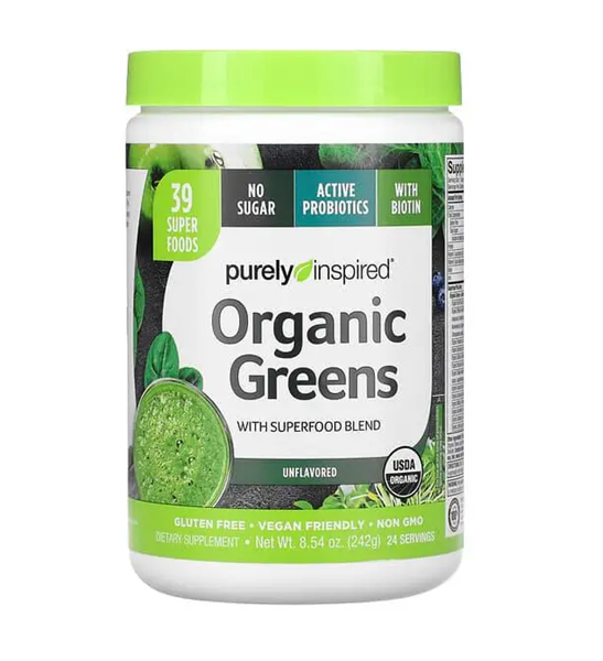 Bột siêu thực phẩm Purely Inspired Organic Greens Powder greens 242g