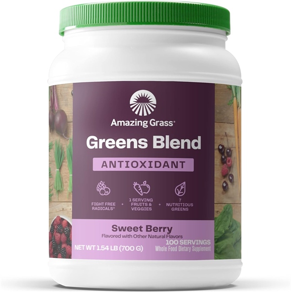 Bột siêu thực phẩm Amazing Grass Greens Blend Antioxidant 700g
