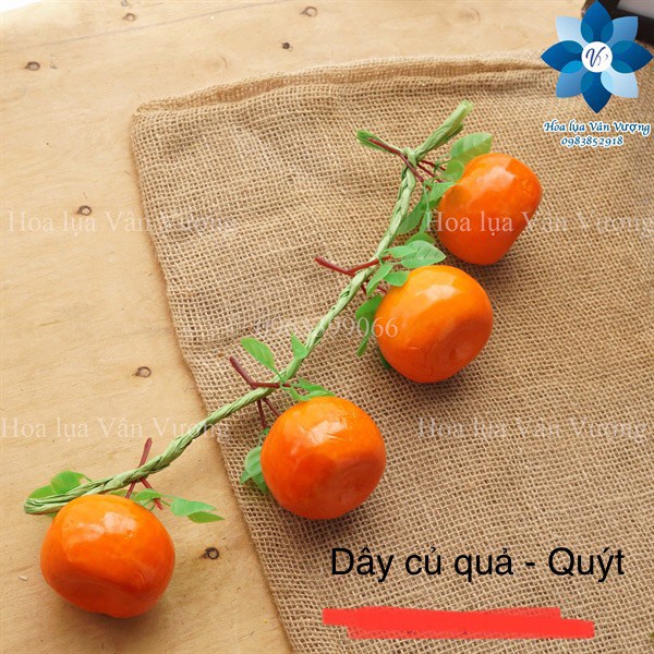 Dây Củ Quả - Quýt - Quả và dây quả - Hoa Lụa Vân Vượng