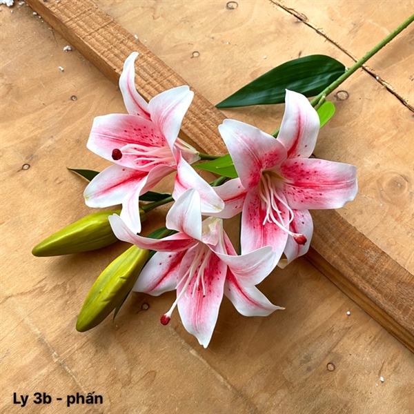 Ly 3b - Phấn - Hoa cành dài - Hoa Lụa Vân Vượng