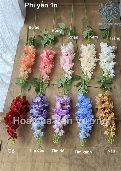 Phi yến 1n - Hoa cành dài - Hoa Lụa Vân Vượng