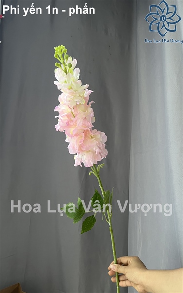 Phi yến 1n - phấn - Hoa cành dài - Hoa Lụa Vân Vượng