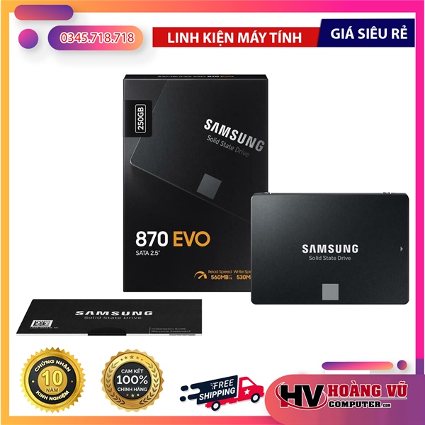 Ổ cứng SSD Samsung 870 EVO 250GB SATA III 2.5 inch
