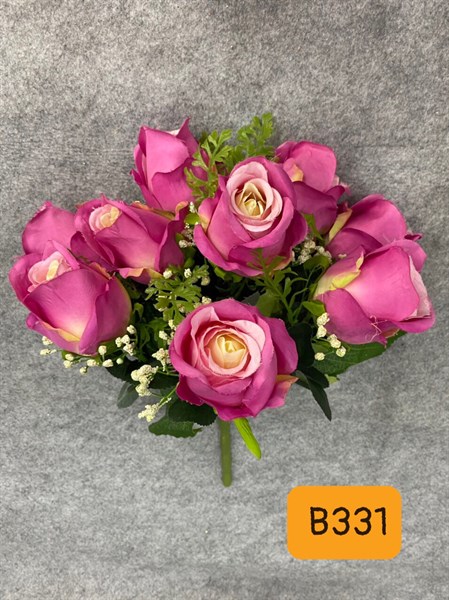 B331 BỤI BÔNG HỒNG N BÚP 9N