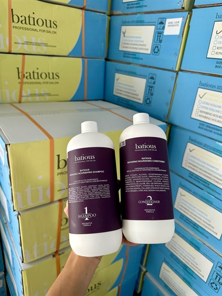 Lẻ Gội Batious Tím To 960Ml (Repairing Nourishing) - Ảnh 1