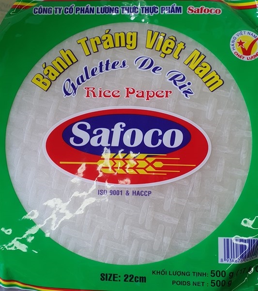 Banh trang Safoco 22cm 500g