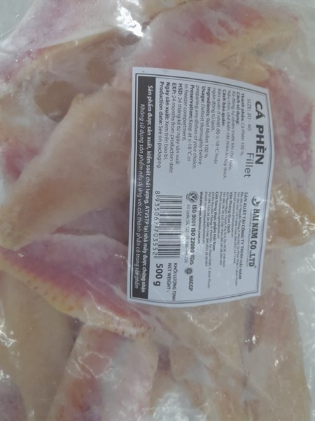Cá phèn fillet Hải Nam 500g