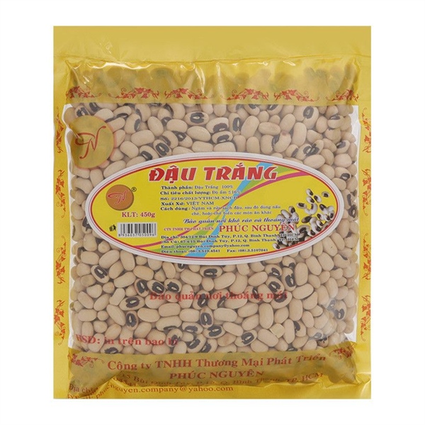 Đậu trắng Phúc Nguyên gói 450g