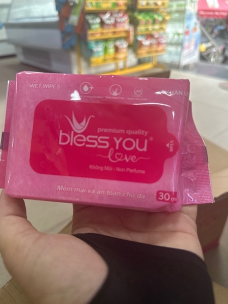KHĂN ƯỚT BLESSYOU KHÔNG MÙI 30M