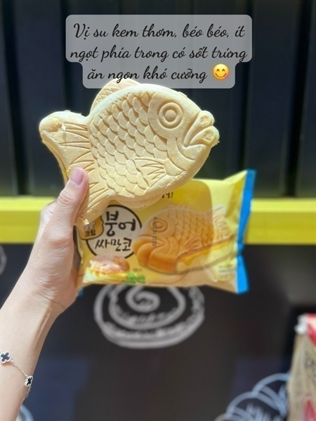KEM BÁNH CÁ VÀNG SU KEM