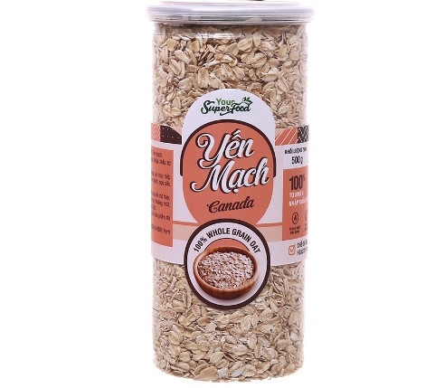 Your Superfood yến mạch Canada 500g Whole grain oat