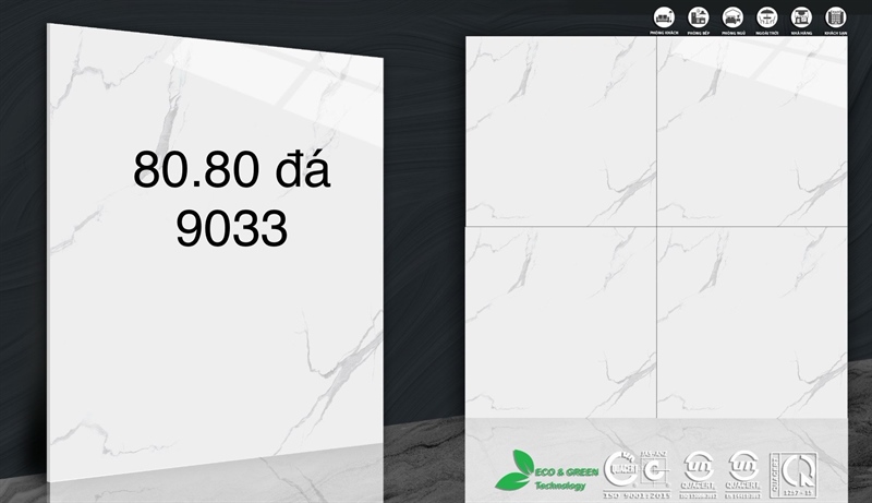 Gạch 80*80 bóng kính 9033