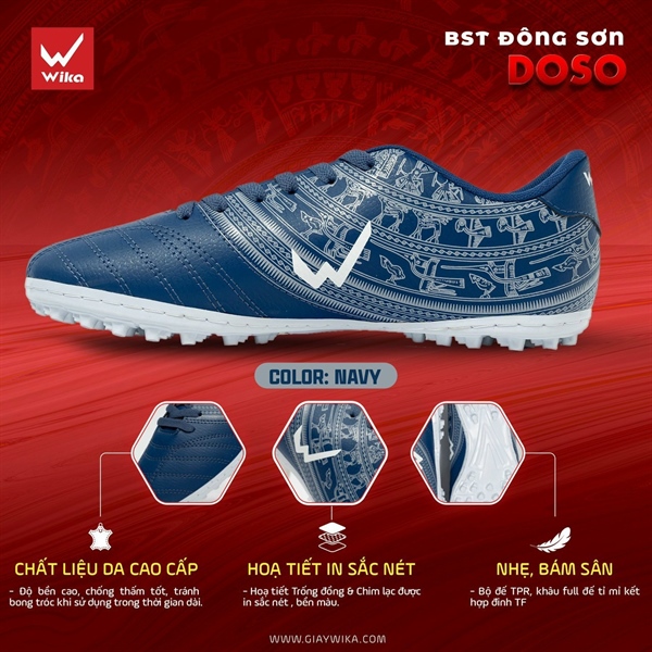 Giày bóng đá Wika DOSO ĐỦ MÀU size 38=>44 , 163GL^^