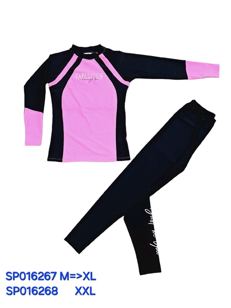 Đồ bơi nữ rời áo tay dài + quần dài 2XL FABULOUS, 30B181